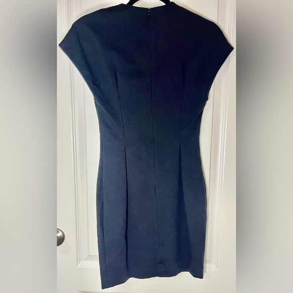 AllSaints Daphne Dress Black 4 - Picture 8 of 11